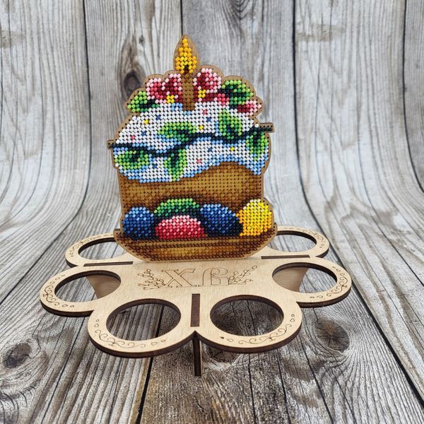 PFK_005 Stand for dyed eggs, bead embroidery kit