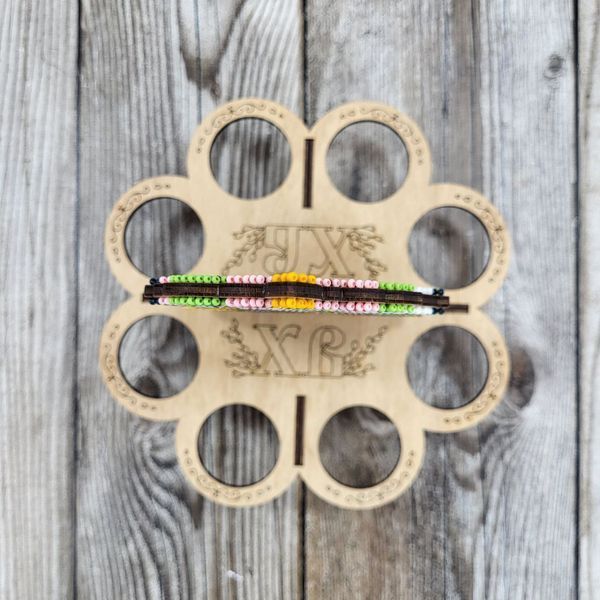 PFK_005 Stand for dyed eggs, bead embroidery kit