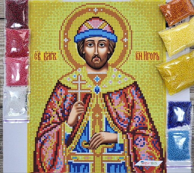 426 Святий Ігор, набір для вишивки бісером ікони АБВ 00018356 фото
