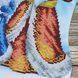 23019 Gift Stocking Father Frost (40*27 cm), blank for bead embroidery