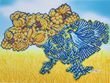 БС-3371 Карта Украины (27*36 см), набор для вышивки бисером картины