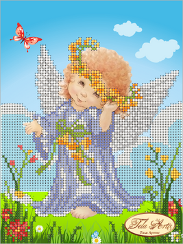 ТМ-021 Bindweed (15*20 cm), bead embroidery kit of the picture