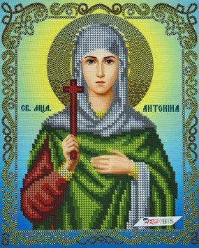 А4Р_296 Saint Antonina (23*19 cm), bead embroidery kit of the icon