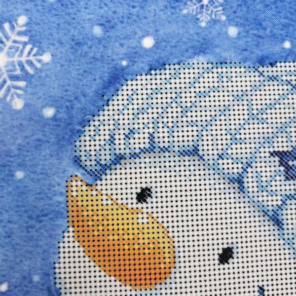 А4-К-120 Snowman (21*29,7 cm), bead embroidery kit for the picture