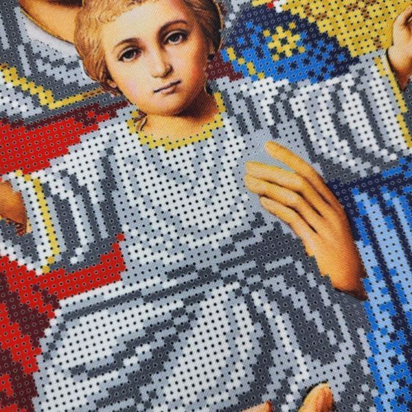 668 Я завжди з Вами і ніхто Вас не скривдить (30*42 см), набір для вишивки бісером ікони 668 фото