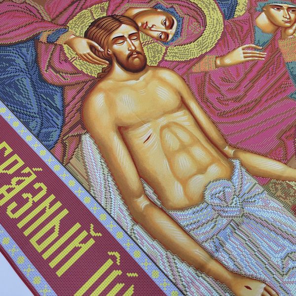 СПІХ-1с Свята Плащаниця Ісуса Христа, набір для вишивання бісером ікони СПІХ-1с фото