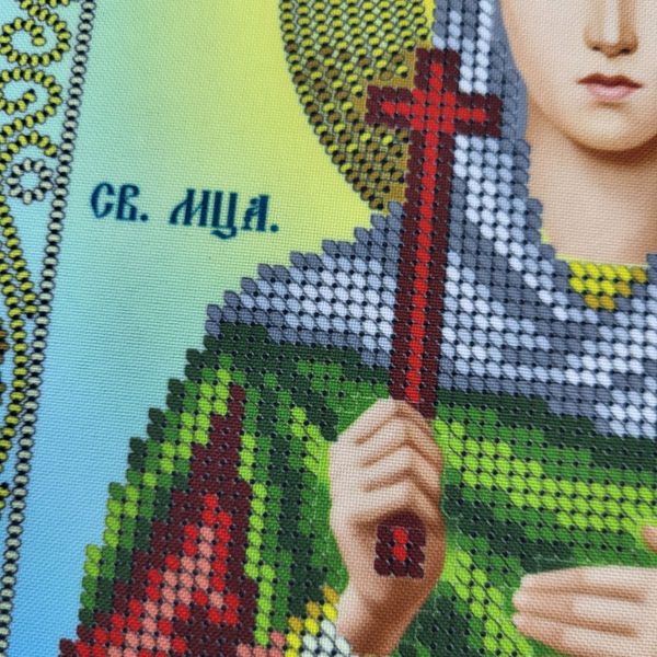 А4Р_296 Св. Антонина Кродамнская, набор для вышивки бисером иконы А4Р_296 фото