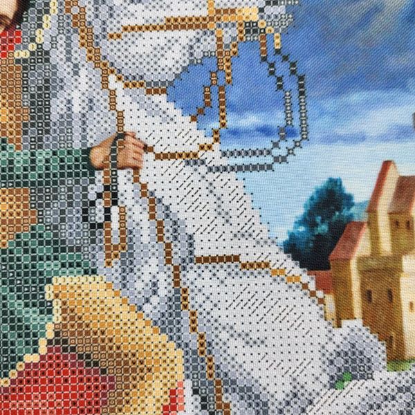 ТО153 Святой Георгий (Юрий) Победоносец, набор для вышивки бисером иконы ТО153 фото