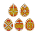НІП_204 Великодні іграшки Писанки набір для вишивання бісером НІП_204 фото 2