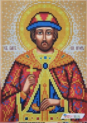 193 Святий Ігор, набір для вишивки бісером іменної ікони 193 фото