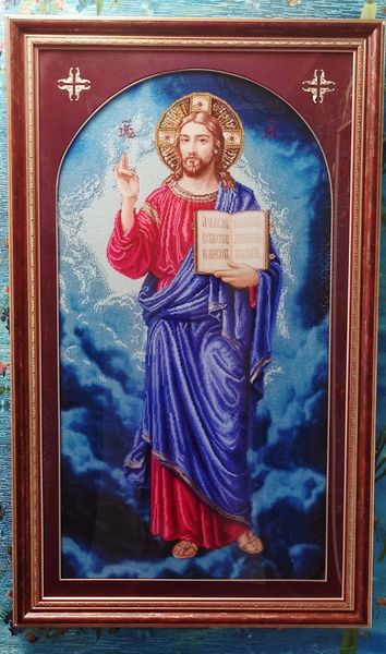 ІН-В Ісус (намісна) великий, набір для вишивання бісером ікони ІН-В фото