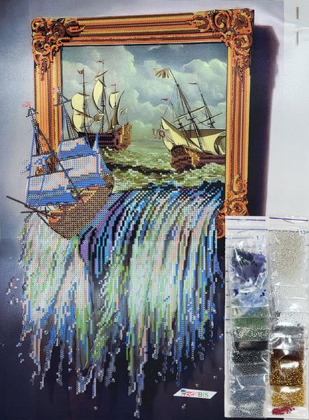 НТК-022 Море в картине, набор для вышивки бисером картины ТА 00913 фото