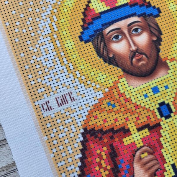 193 Святой Игорь, набор для вышивки бисером именной иконы АБВ 00017557 фото