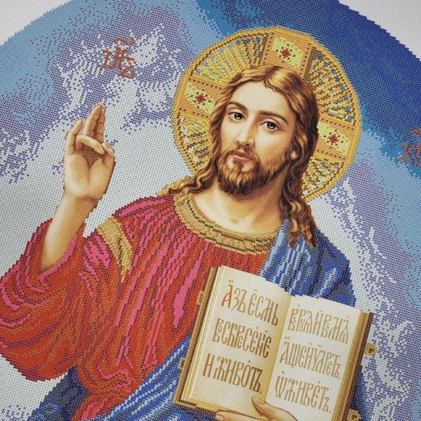 ІН-В Ісус (намісна) великий, набір для вишивання бісером ікони ІН-В фото