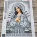 А3069 Mother of God Softener of Evil Hearts in Silver (36*54 cm), bead embroidery kit of the icon