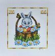 9511 Children's Easter rushnyk for the basket (35*35 cm), bead embroidery kit