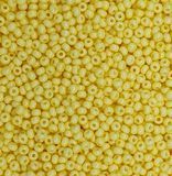 03181 Czech Preciosa beads 10 grams ceramic yellow