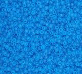 60030 matte Czech Preciosa beads 10 grams matte transparent azure blue
