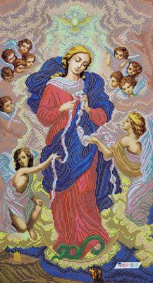 БРВ Богородица, развязывающая узлы, набор для вышивки бисером иконы БРВ фото