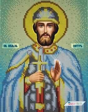А4Р_432 Saint Peter (23,5*19 cm), bead embroidery kit of the named icon