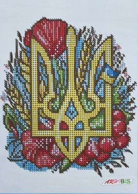 А5-Д-483 Символика Украины, схема для вышивки бисером картины схема-ак-А5-Д-483 фото
