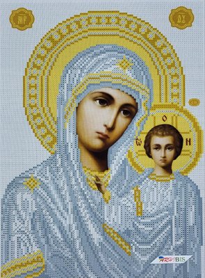 ТО049 Казанская Икона Божой Матери, набор для вышивки бисером картины ТО049 фото