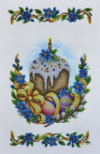 РКВ_069 Easter towel (33*51 cm), bead embroidery kit