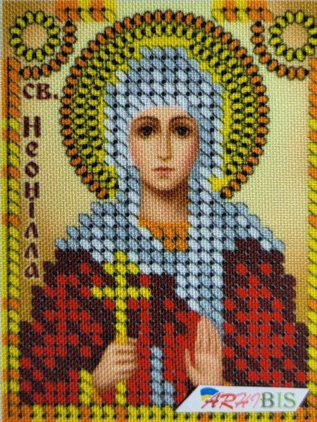 А7Р_006 Saint Neonila (Nelya) (7*5,4 cm), bead embroidery kit of the icon