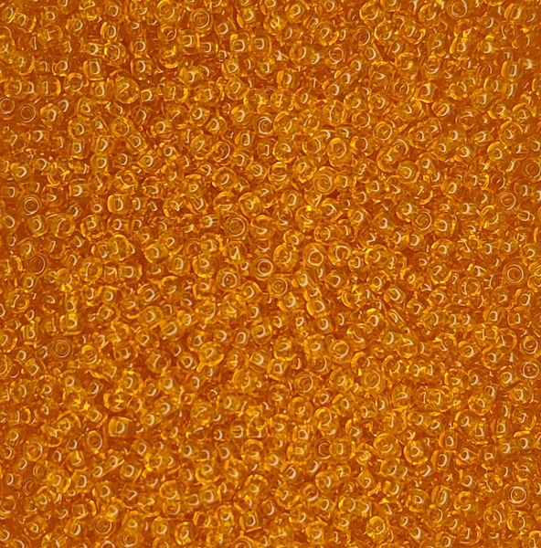 80060 чеський бісер Preciosa 10 грам прозорий жовтий темний Б/50/0740 фото