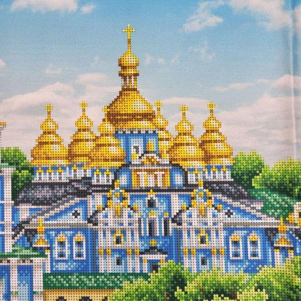 Т-1357 Михайловский Златоверхий монастырь, набор для вышивки бисером картины Т-1357 фото