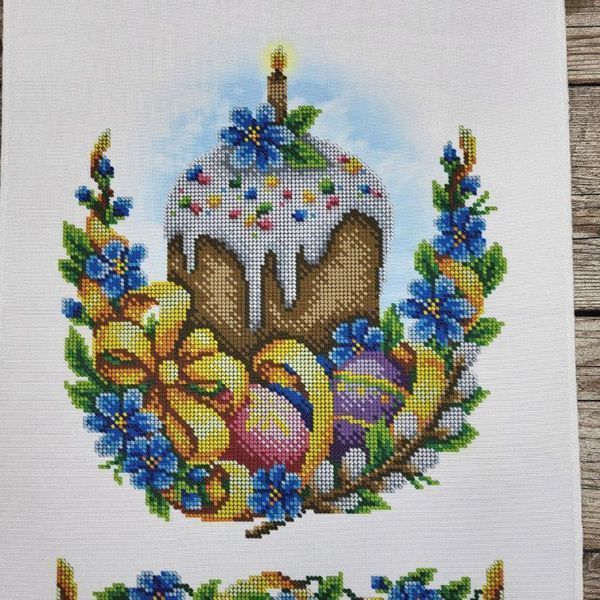 РКВ_069 Easter towel (33*51 cm), bead embroidery kit