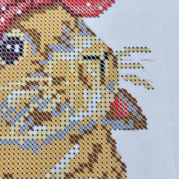 1439 Стильный кролик, набор для вышивки бисером картины 1439 фото