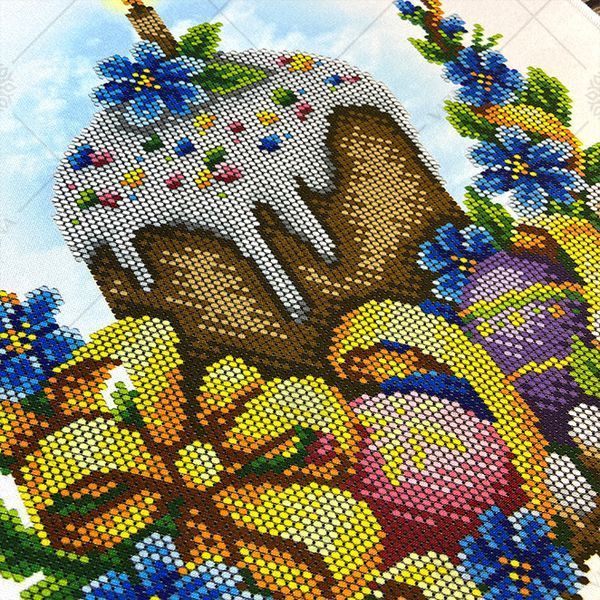 РКВ_069 Easter towel (33*51 cm), bead embroidery kit