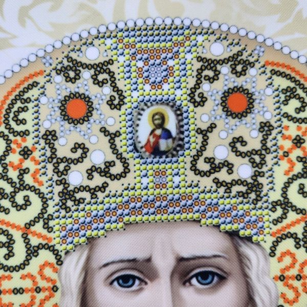 ЖС-3006 Святой Николай в жемчуге, набор для вышивки бисером иконы ЖС-3006 фото