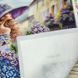 БС-3492 Girl in Lilac (27*36 cm), bead embroidery kit for a picture