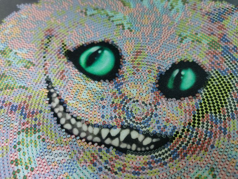 СЛ-3307 A Wonderful Smile (36*27 cm), bead embroidery pattern of the picture