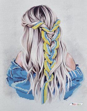 3611 Ukrainian Girl (28,1*38,3 cm), bead embroidery kit of the picture