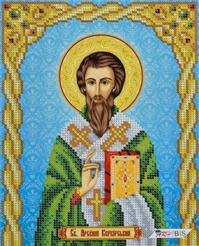 РІ-4155 Saint Arsenius (19*23 cm), bead embroidery pattern of the icon