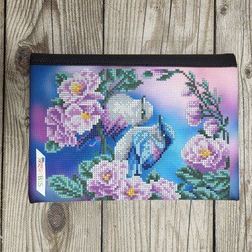 1522-9020 Notebook with a cover for embroidery Birds (15*22 cm), bead embroidery kit
