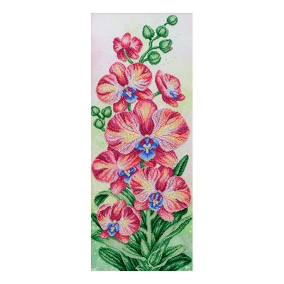 Т-1294 Розовые орхидеи, набор для вышивки бисером картины Т-1294 фото