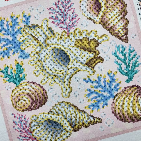 Т-1264 Сокровища морского мира, набор для вышивки бисером картины Т-1264 фото