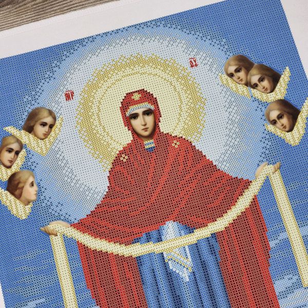 ТО152 Покрова Пресвятої Богородиці, набір для вишивки бісером ікони ТО152 фото