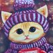 Т-1375 Святковий настрій, набір для вишивки бісером картини з котом Т-1375 фото 13