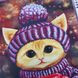 Т-1375 Святковий настрій, набір для вишивки бісером картини з котом Т-1375 фото 8