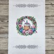 РП-128 Easter Towel for a Basket (37*60 cm), bead embroidery kit