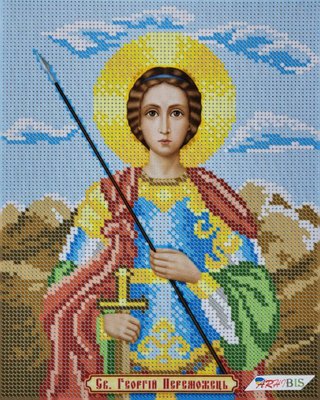 БСР-4036 Святий Георгій Переможець, набір для вишивки бісером ікони БСР-4036 фото