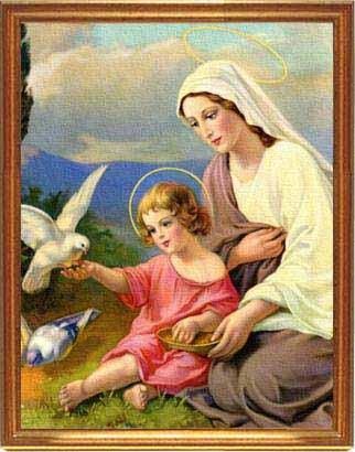 БІГм Богородиця і голуби, набір для вишивки бісером ікони БІГм фото