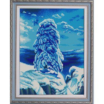НИК-9880 In the Wild North (29*39 cm), bead embroidery kit of the picture
