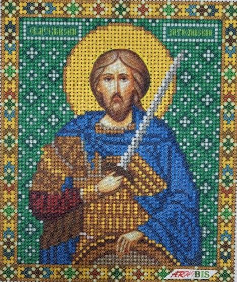 939 - 95257 Святой Максим Антиохийский А5, набор для вышивки бисером иконы 939 - 95257 фото