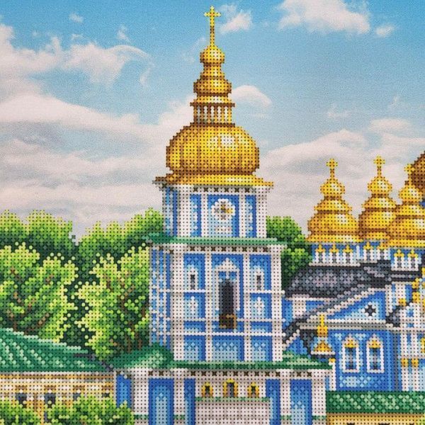 Т-1357 Михайлівський Золотоверхий монастир (31*44,5 см), схема для вишивання бісером картини схема-вдв-Т-1357 фото